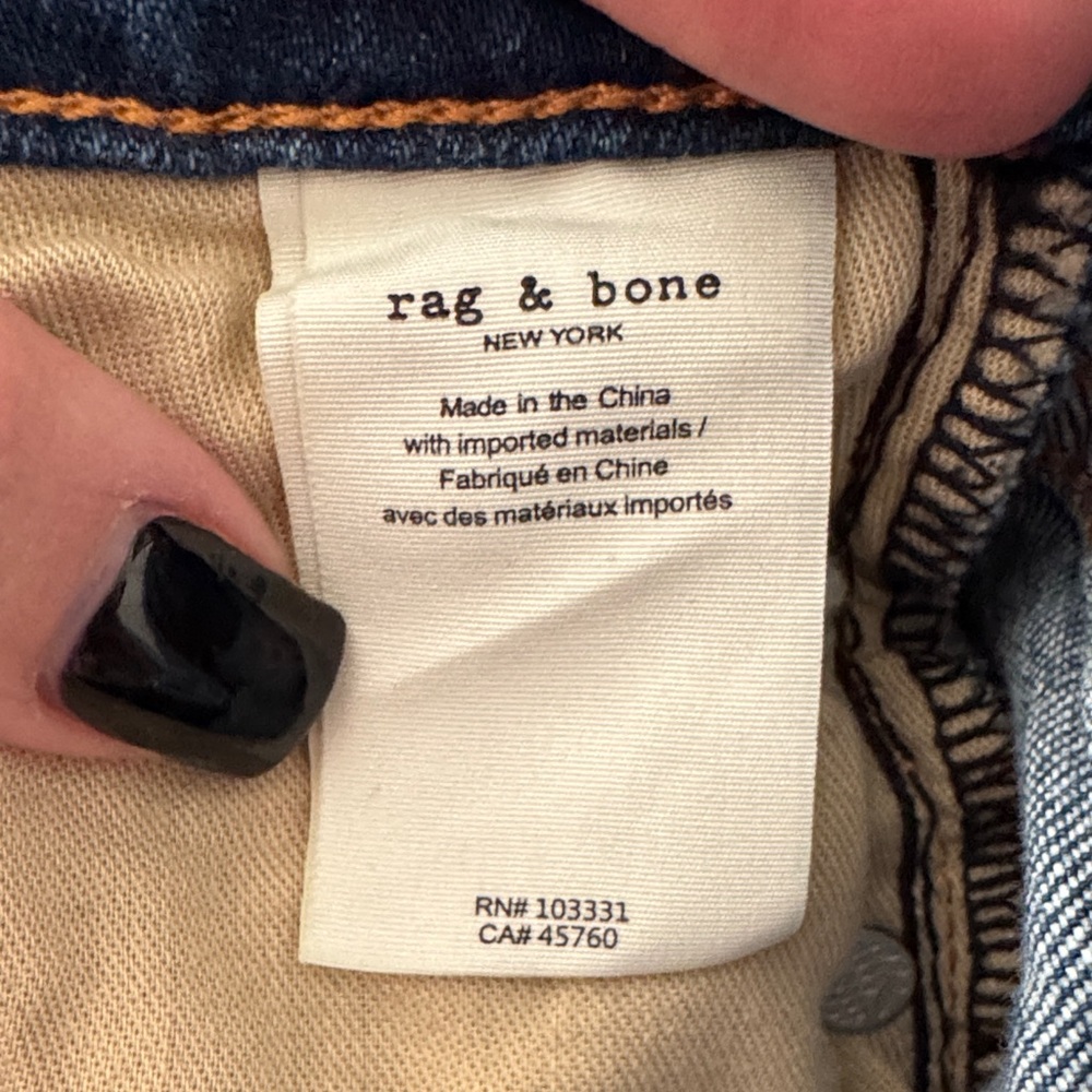 rag & bone Casey High Rise Flare Jeans - Picture 6 of 9
